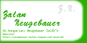 zalan neugebauer business card